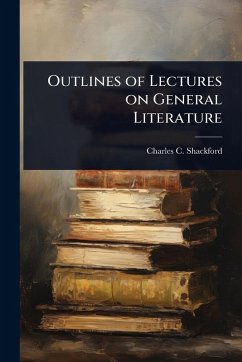 Cover Outlines of Lectures on General Literature
