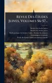 Revue Des Ãtudes Juives, Volumes 56-57...