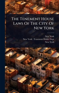 Cover The Tenement House Laws Of The City Of New York