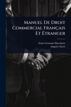 Cover Manuel De Droit Commercial Français Et Ã‰tranger