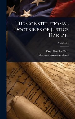 Cover The Constitutional Doctrines of Justice Harlan