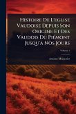 Histoire De L'eglise Vaudoise Depuis Son Origine Et Des Vaudois Du PiÃ(c)mont Jusqu'Ã Nos Jours