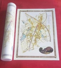 Cover Sutton Coldfield 1887 - Old Map Supplied Rolled in a Clear Two Part Screw Presentation Tube - Print Size 45cm x 32cm