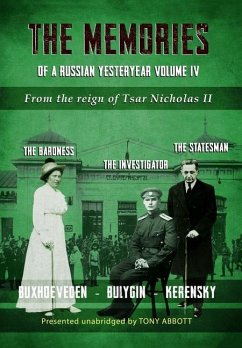 Cover The Memories of a Russian Yesteryear - Volume IV