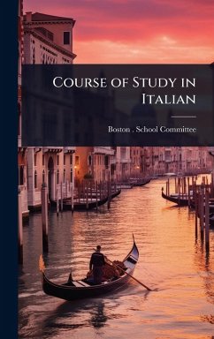 Cover Course of Study in Italian