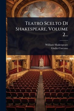 Cover Teatro Scelto Di Shakespeare, Volume 2...