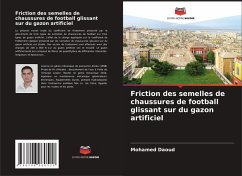 Cover Friction des semelles de chaussures de football glissant sur du gazon artificiel