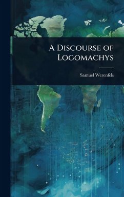 Cover A Discourse of Logomachys