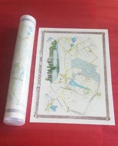 Cover Little Aston 1887 - Old Map Supplied Rolled in a Clear Two Part Screw Presentation Tube - Print size 45cm x 32cm