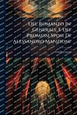 Del Romanzo In Generale E Dei Promessi Sposi Di Alessandro Manzioni Del Romanzo In Generale E Dei Promessi Sposi Di Alessandro Manzioni
