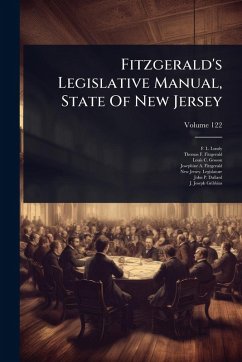 Cover Fitzgerald's Legislative Manual, State Of New Jersey