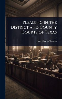 Cover Pleading in the District and County Courts of Texas