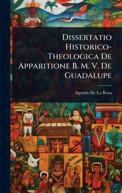 Dissertatio Historico-Theologica De Apparitione B. M. V. De Guadalupe - de la Rosa, Agustã-N