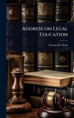 Cover Address on Legal Education
