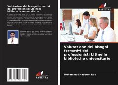 Cover Valutazione dei bisogni formativi dei professionisti LIS nelle biblioteche universitarie