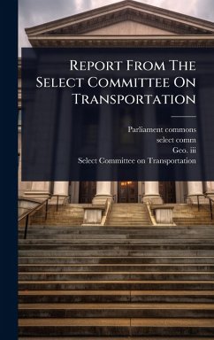 Cover Report From The Select Committee On Transportation