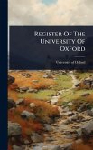 Register Of The University Of Oxford