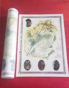 Cover Sutton Park 1887 - Old Map Supplied Rolled in a Clear Two Part Screw Presentation Tube - Print Size 45cm x 32cm
