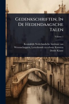 Gedenkschriften, In De Hedendaagsche Talen Gedenkschriften, In De Hedendaagsche Talen