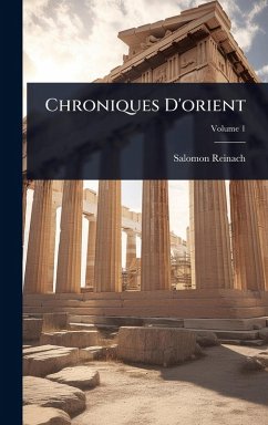 Cover Chroniques D'orient