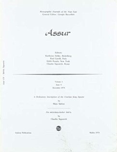 Cover A Dedicatory Inscription of the Urartian King Ispuini; Ein Mittelassyrischer ba'iru