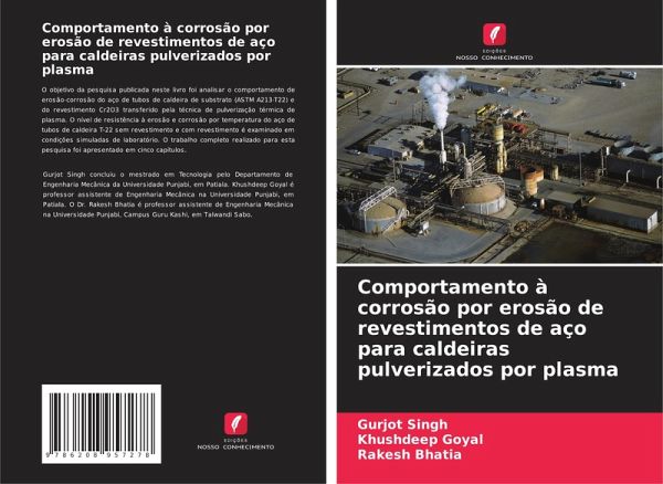 Comportamento à corrosão por erosão de revestimentos de aço para caldeiras pulverizados por plasma