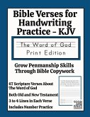 Bible Verses for Handwriting Practice - KJV Bible Verses for Handwriting Practice - KJV