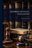 Address on Legal Education Address on Legal Education