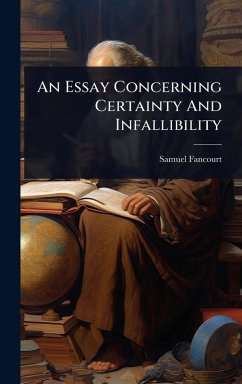 Cover An Essay Concerning Certainty And Infallibility