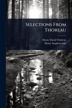 Cover Selections From Thoreau