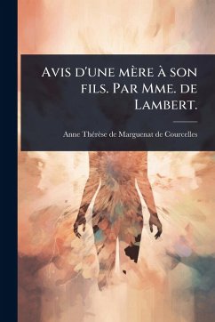 Cover Avis d'une mère Ã son fils. Par Mme. de Lambert.