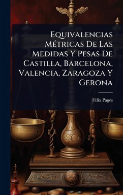 Cover Equivalencias MÃ(c)tricas De Las Medidas Y Pesas De Castilla, Barcelona, Valencia, Zaragoza Y Gerona