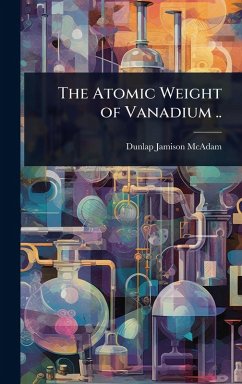 Cover The Atomic Weight of Vanadium ..