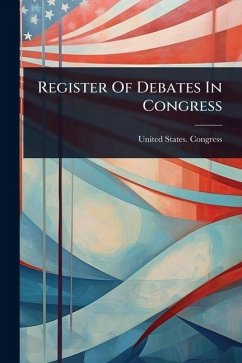Cover Register Of Debates In Congress