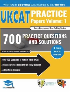 Cover UKCAT Practice Papers Volume One