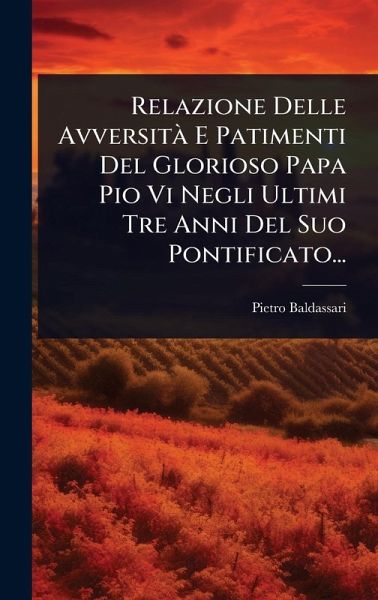 Relazione Delle Avversità E Patimenti Del Glorioso Papa Pio Vi Negli Ultimi Tre Anni Del Suo Pontificato... Relazione Delle Avversità E Patimenti Del Glorioso Papa Pio Vi Negli Ultimi Tre Anni Del Suo Pontificato...