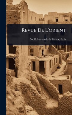 Cover Revue De L'orient