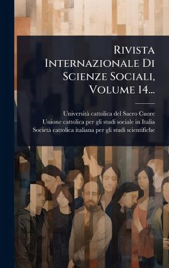 Cover Rivista Internazionale Di Scienze Sociali, Volume 14...