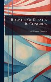 Register Of Debates In Congress