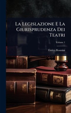 Cover La Legislazione E La Giurisprudenza Dei Teatri