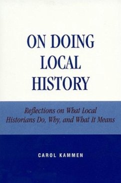 Cover ON DOING LOCAL HISTORY