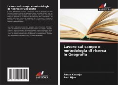 Cover Lavoro sul campo e metodologia di ricerca in Geografia