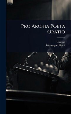 Cover Pro Archia Poeta Oratio