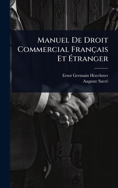 Cover Manuel De Droit Commercial Français Et Ã‰tranger