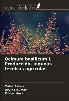 Cover Ocimum basilicum L. Producción, algunas técnicas agrícolas