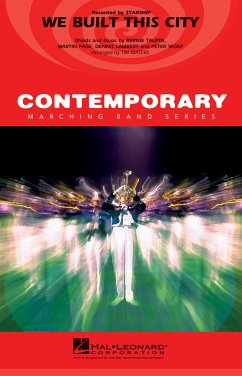 Bernie Taupin_Dennis Lambert_Martin Page_Peter Wolf, We Built This Cit Marching Band Partitur + Stimmen