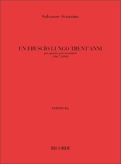 Cover S. Sciarrino Un Fruscio Lungo Trent'Anni Quartet