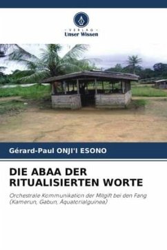 Cover DIE ABAA DER RITUALISIERTEN WORTE