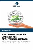 Geschäftsmodelle für Anbieter von Unternehmenssoftware
