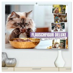 Cover FLAUSCHFIGUR DELUXE Jeden Monat ein Häppchen Humor (hochwertiger Premium Wandkalender 2026 DIN A2 quer), Kunstdruck in Hochglanz